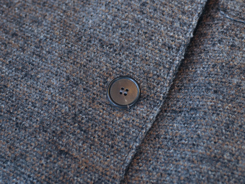Harris Wharf London Grey Twill Unstructured Blazer