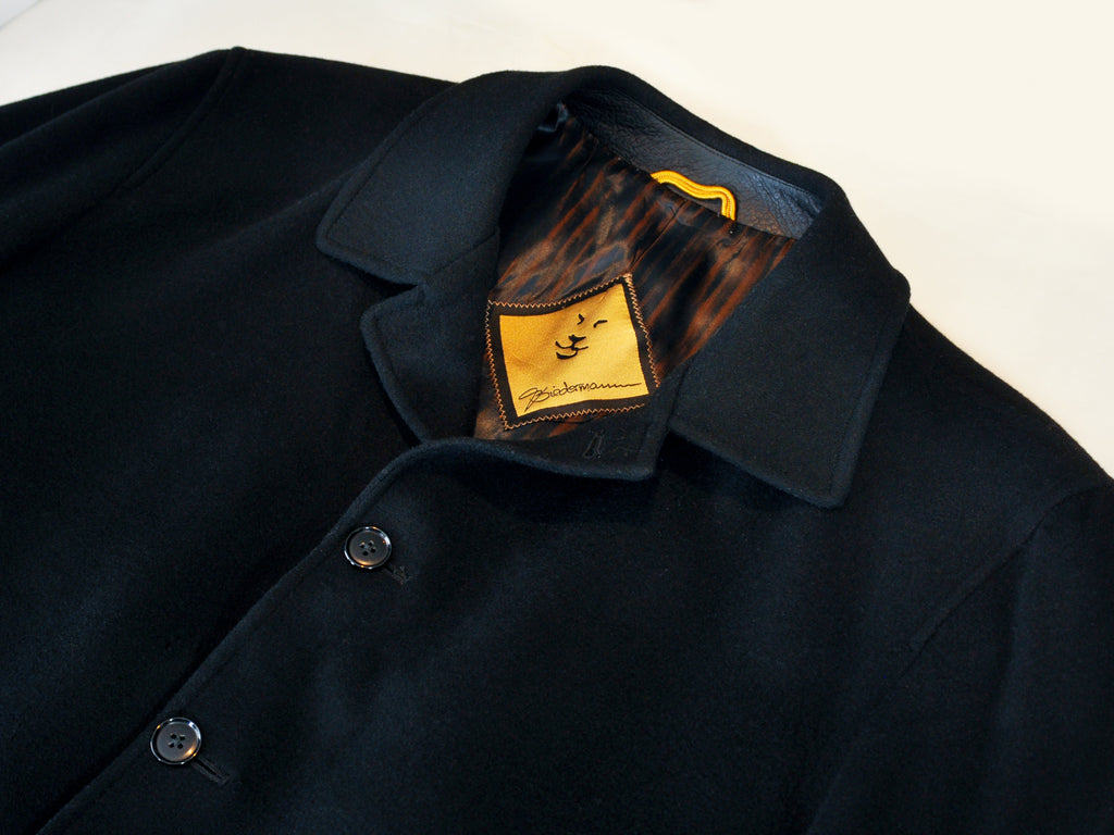 Biedermann Black Angora Cashmere Coat