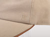 Hermes Navy Beige Cotton Baseball Cap