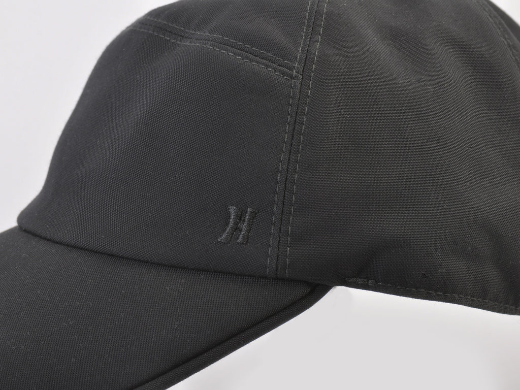 Hermes Black Nylon Blend Baseball Cap