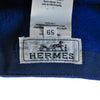 Hermes Blue Seersucker Baseball Cap