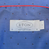 Eton NWT Dotted Blue Brighton Contemporary Fit Shirt