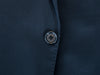 Lardini Navy Blue Stretch Wool Suit