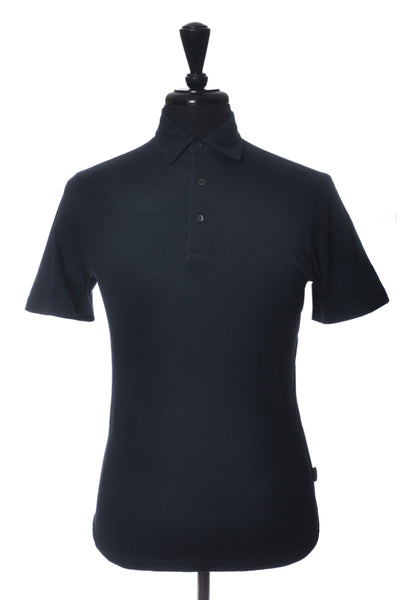 Aspesi Navy Blue Polo Shirt