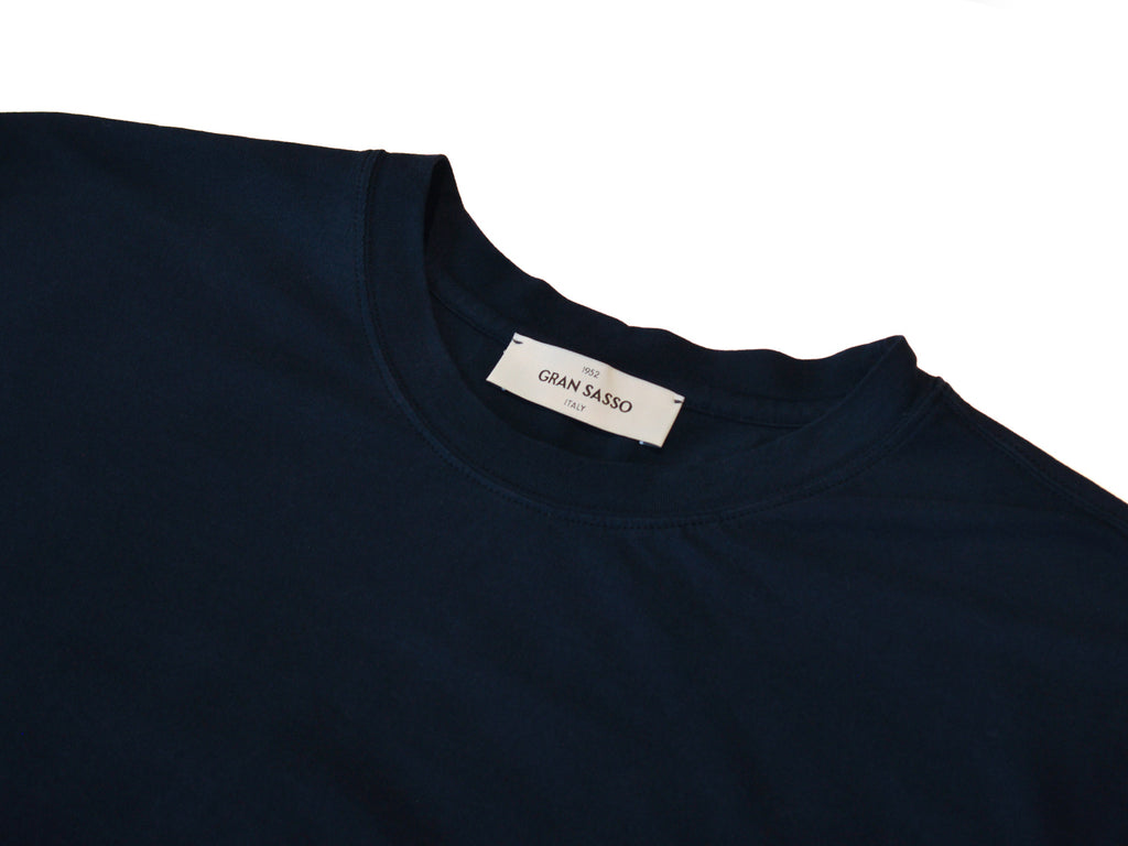 Gran Sasso Navy Blue T-Shirt