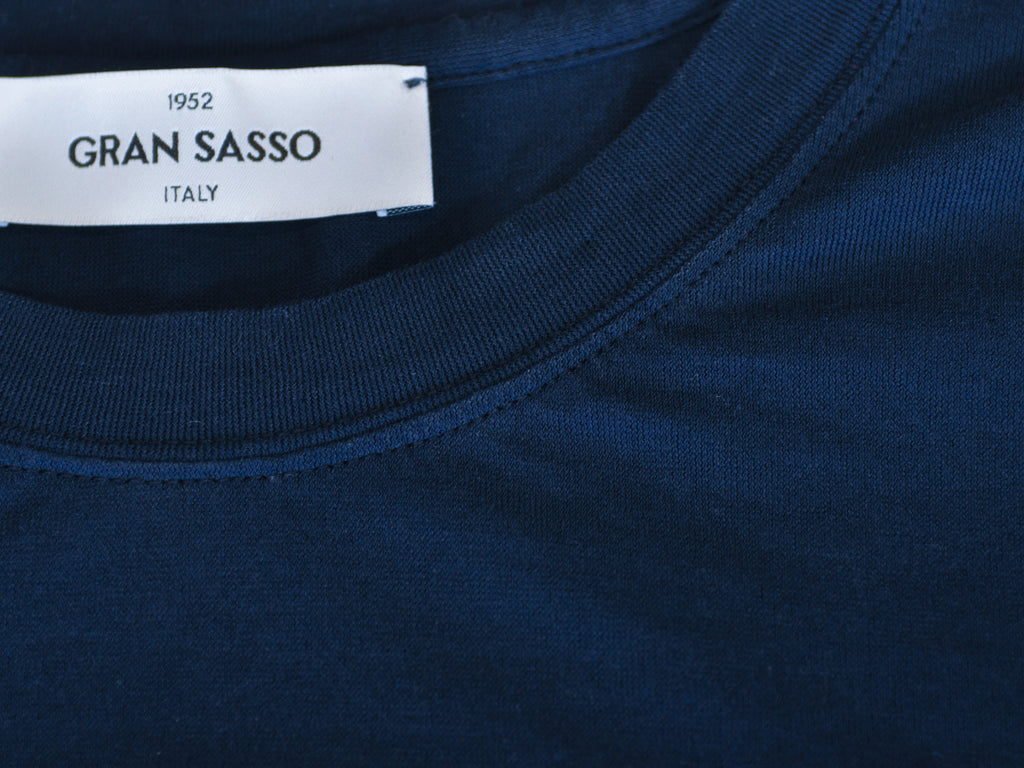 Gran Sasso Navy Blue T-Shirt