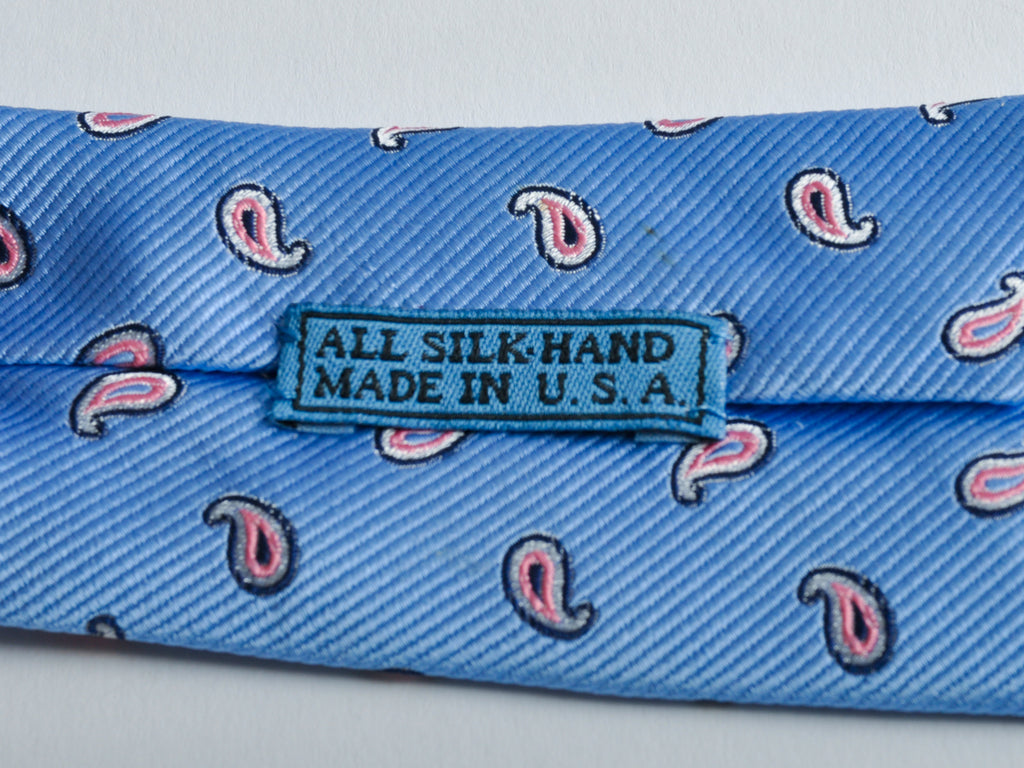 J.Z. Richards Light Blue Paisley Tie