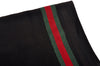 Gucci Brown Striped Wool Silk Scarf