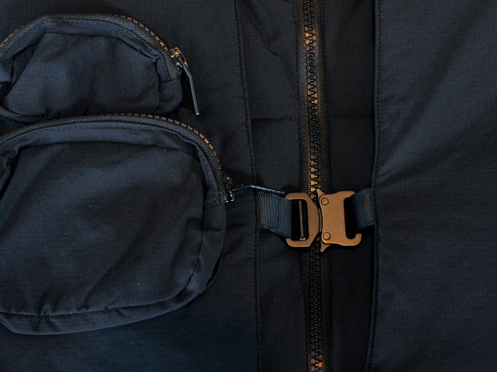 Sixth of June Black Tactical Puffer Vest