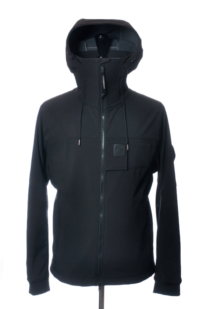 C.P. Company Black Technical Soft Shell Jacket