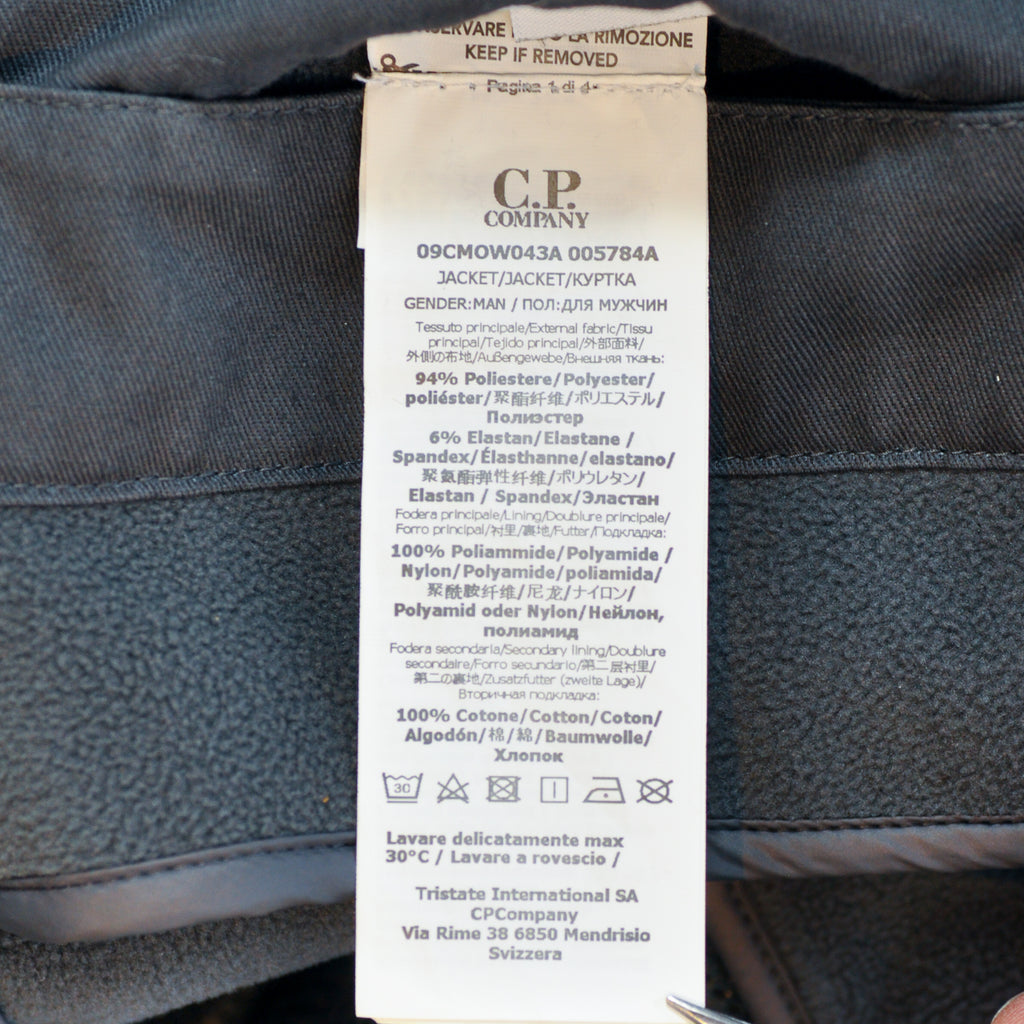 C.P. Company Black Technical Soft Shell Jacket