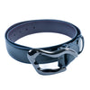 Elliot Rhodes Navy Blue Patent Leather Belt