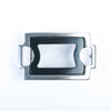 Elliot Rhodes Black and Silver Metal Belt Buckle