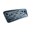 Buckle and Beads Black Enamel Belt Buckle