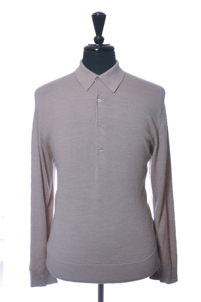 NN07 No Nationality Raymond Light Brown Collared Knit