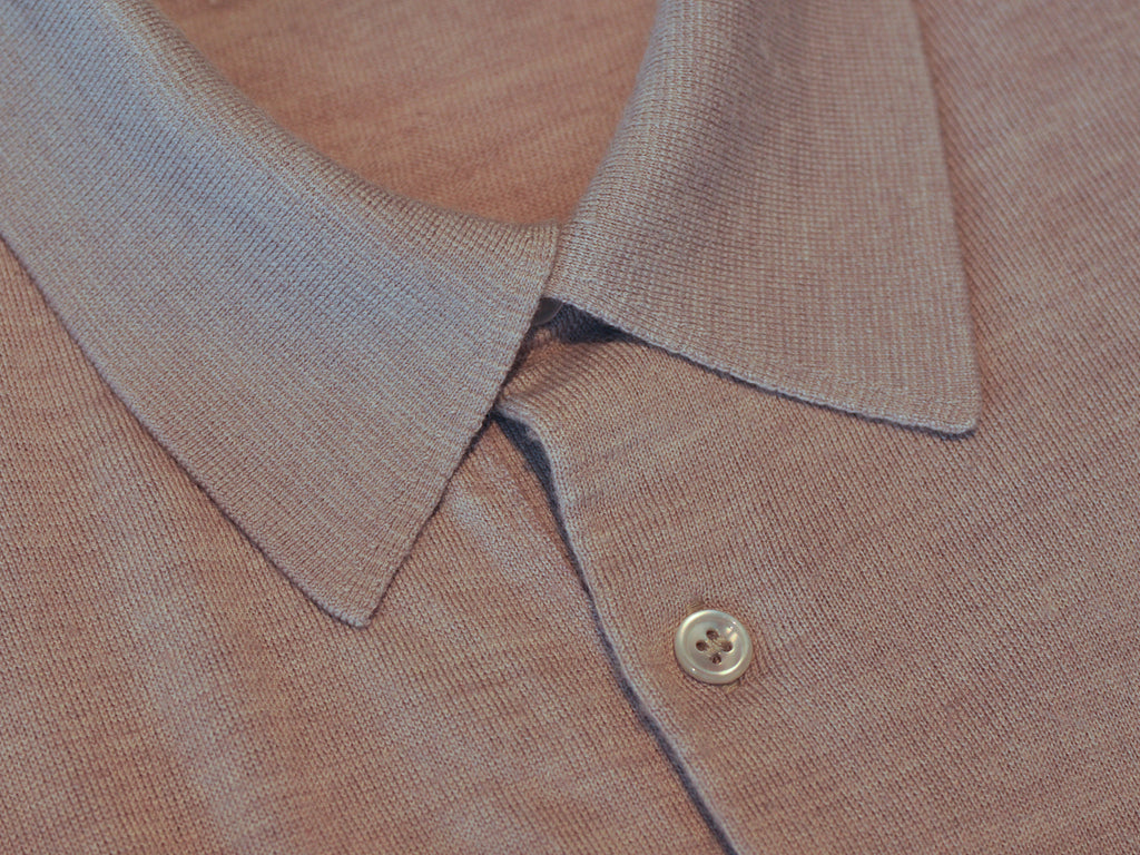 NN07 No Nationality Raymond Light Brown Collared Knit