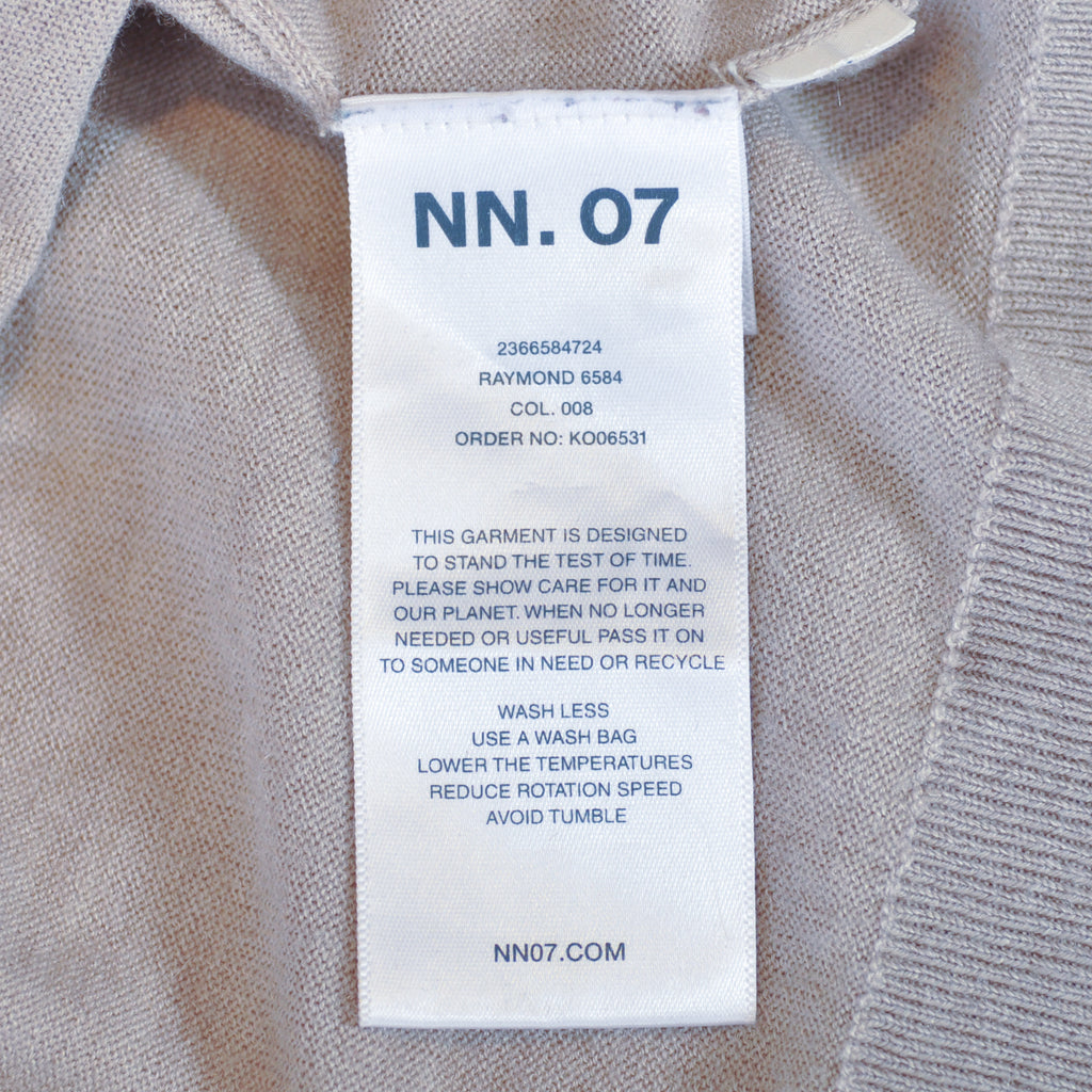 NN07 No Nationality Raymond Light Brown Collared Knit