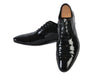 Prada Black Patent Leather Cap Toe Oxfords
