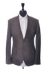 Sand Copenhagen Dark Brown Linen Blend Hopsack Blazer