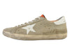 Golden Goose Deluxe Brand Light Brown Distressed Sneakers