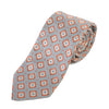 Tino Cosma Grey Geometric Patterned Tie