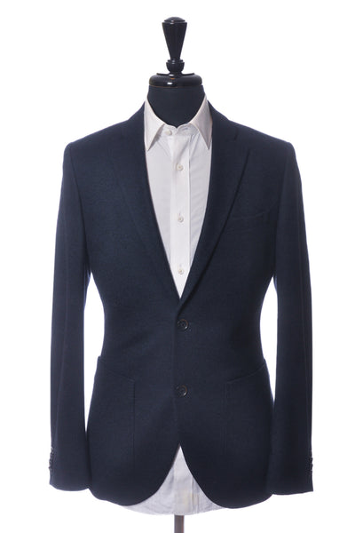 Matinique Navy Blue Jersey Flannel George Blazer