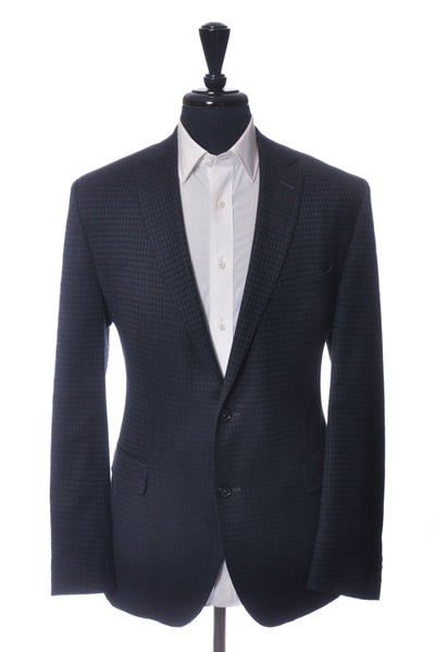 Hugo Boss Dark Blue Check Jewels Blazer