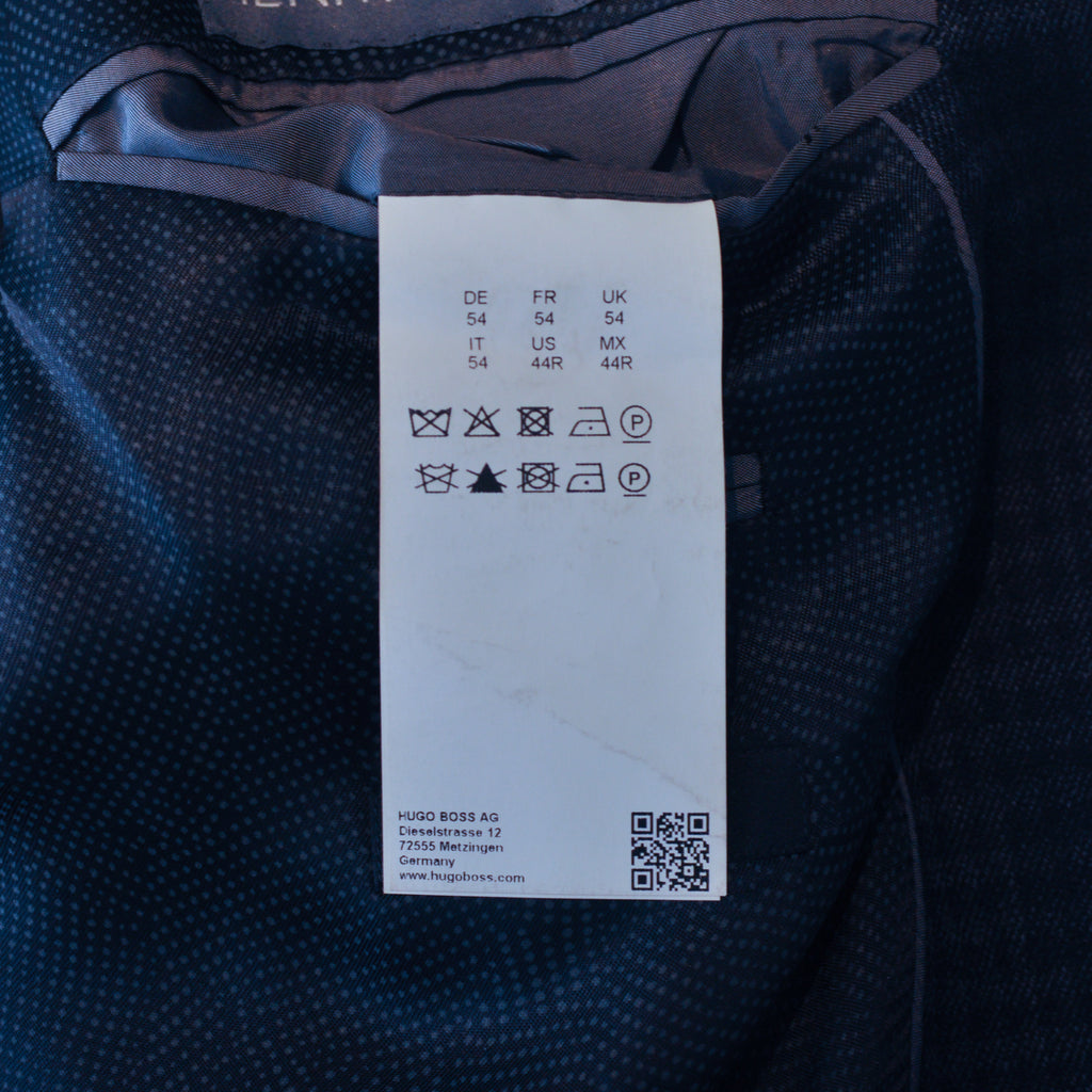 Hugo Boss Dark Blue Check Jewels Blazer
