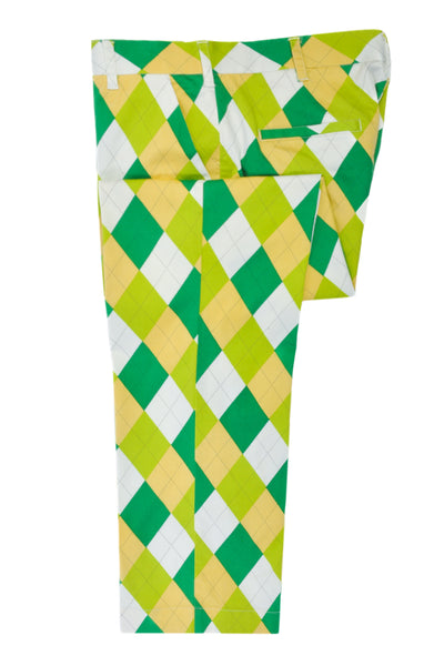 Loudmouth Golf Green Argyle Check Golf Pants