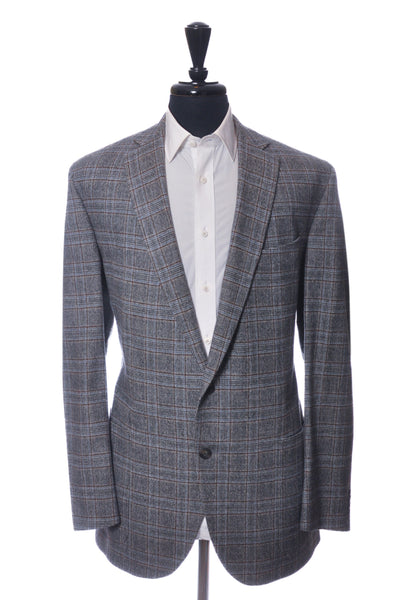 Lanza Grey Check Flannel Capri Blazer