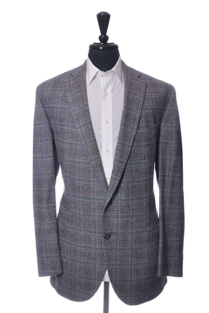 Lanza Grey Check Flannel Capri Blazer