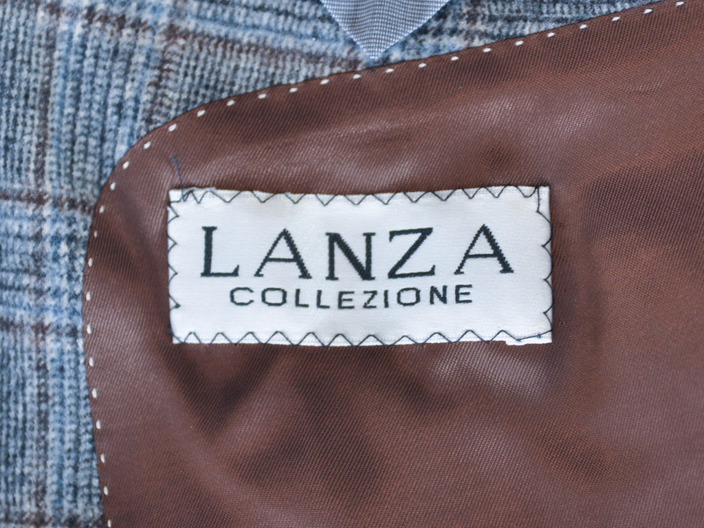 Lanza Grey Check Flannel Capri Blazer