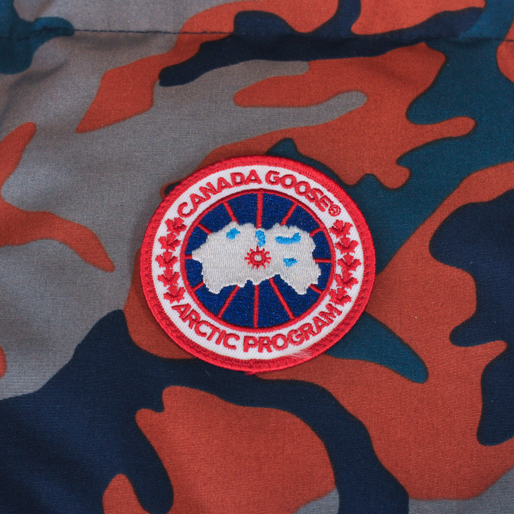 Canada Goose Rust Camo Freestyle Crew Puffer Vest