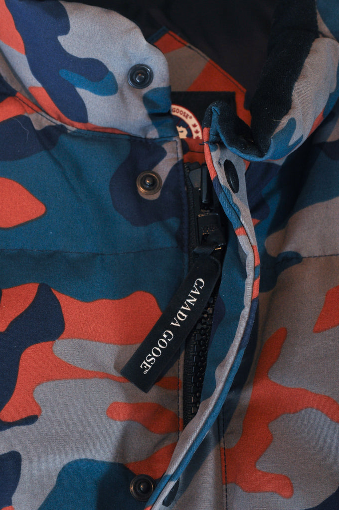Canada Goose Rust Camo Freestyle Crew Puffer Vest