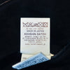 Koshin Satoh Vintage Black Sheepskin Suede Belted Coat