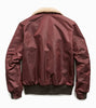 Todd Snyder X Golden Bear Burgundy Nylon Bomber Jacket