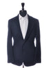 Canali Navy Blue Flannel Unstructured Blazer
