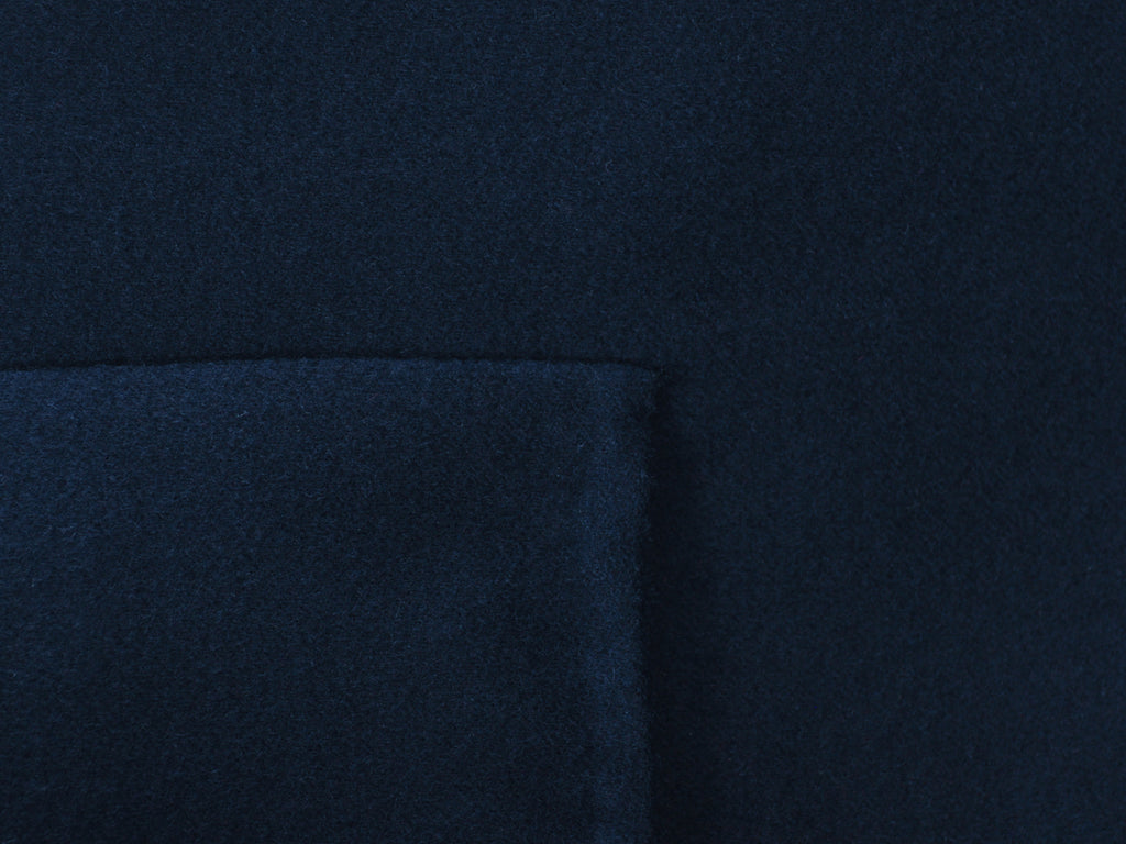 Canali Navy Blue Flannel Unstructured Blazer