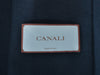 Canali Navy Blue Flannel Unstructured Blazer