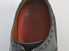 Grenson Black Wedge Sole Long Wing Shoes