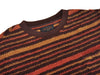 Beams Plus Brown Striped Terry Crew