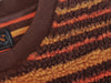 Beams Plus Brown Striped Terry Crew