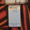 Beams Plus Brown Striped Terry Crew