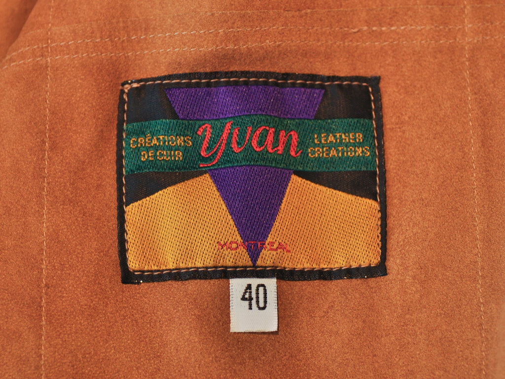 Yvan Brown Suede Snap Overshirt