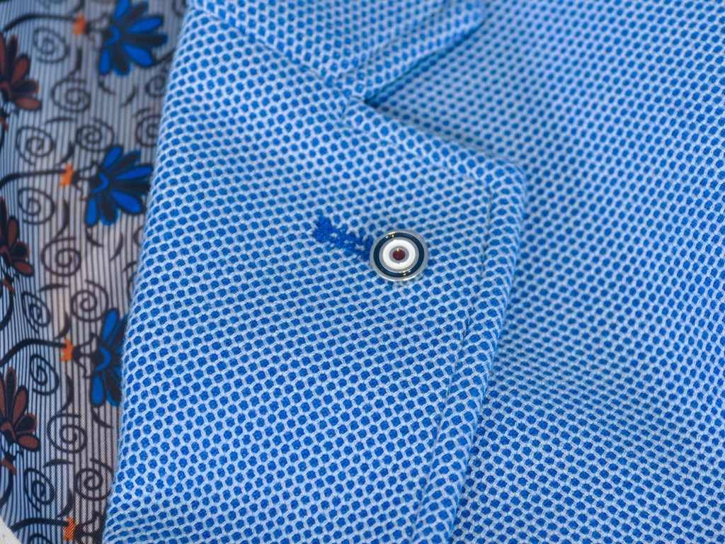 Blue Industry Light Blue Birdseye Blazer