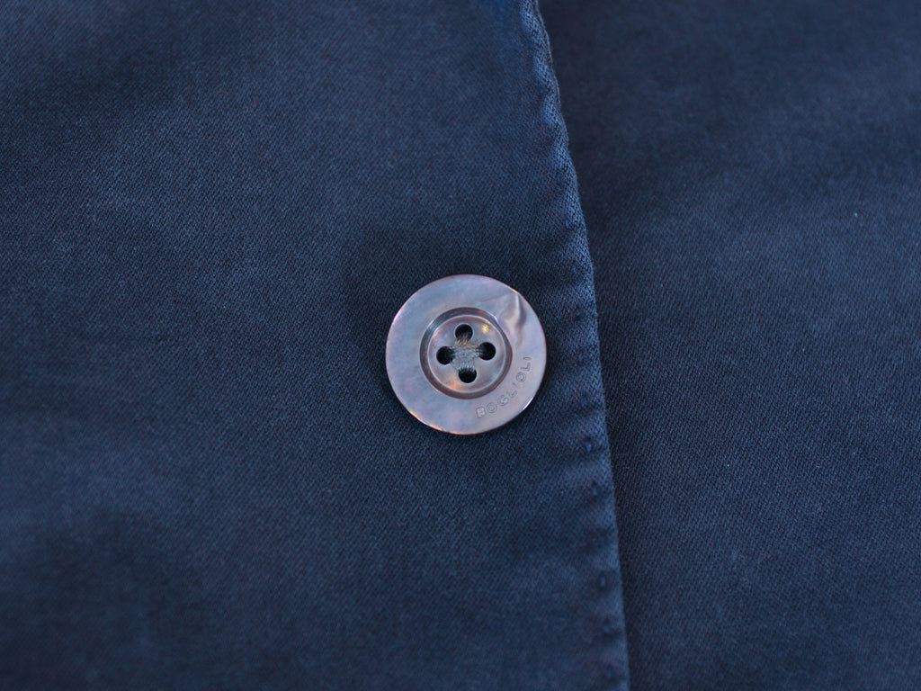Boglioli Navy Blue Garment Dyed Coat Blazer