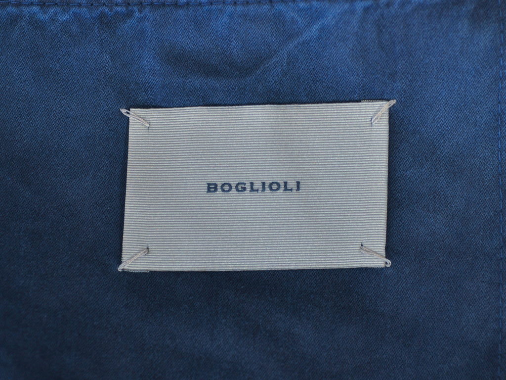 Boglioli Navy Blue Garment Dyed Coat Blazer