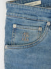 Brunello Cucinelli Blue Skinny Fit Jeans