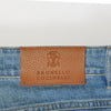 Brunello Cucinelli Blue Skinny Fit Jeans