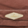 Briglia Brown Slim Fit Fine Corduroy Pleated Pants